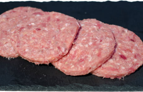 hamburger con pollo e speck