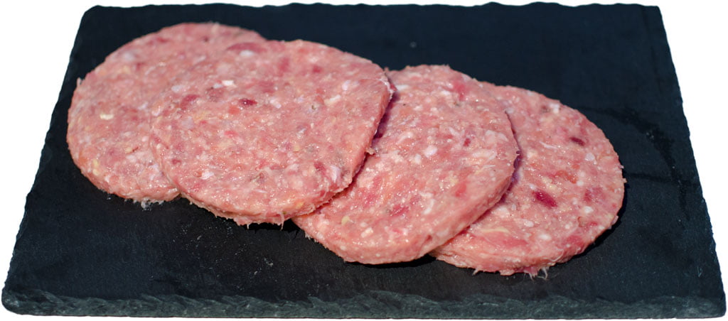 hamburger con pollo e speck