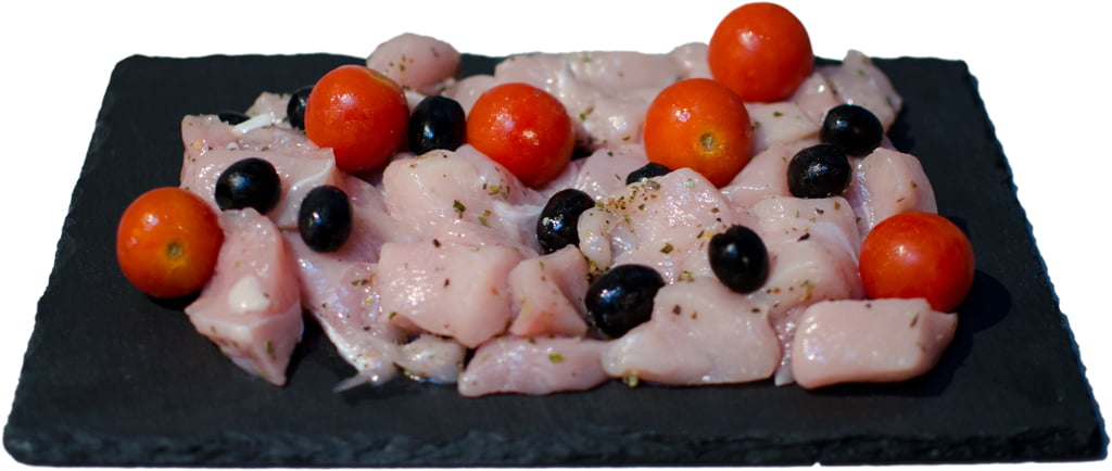 Tagliata di Petto di Pollo Mediterranea